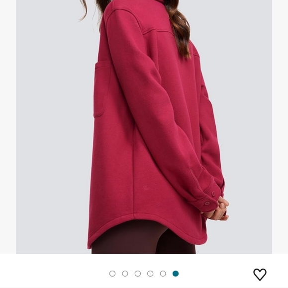 NWT CRZ YOGA Womens Fleece Shacket Jackets - Picture 6 of 11